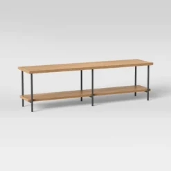 Wood And Metal TV Stand For TVs Up To 60" - Room Essentials™ 13 Wood And Metal TV Stand For TVs Up To 60" - Room Essentials™ -Furniture Specialty Store GUEST 008e6b5f 4d43 465d 8784 80c8ca30ed60