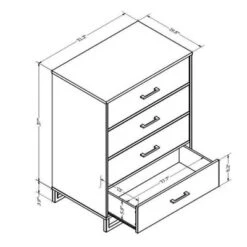 Mixed Material 4 Drawer Dresser - Room Essentials™ 14 Mixed Material 4 Drawer Dresser - Room Essentials™ -Furniture Specialty Store GUEST 0183eaab ffa6 4b7e b8e1 e252b8eb2e08
