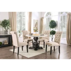 Buckley Round Dining Table White/Black - HOMES: Inside + Out 15 Buckley Round Dining Table White/Black - HOMES: Inside + Out -Furniture Specialty Store GUEST 04e03818 39c9 492b 92d0 6cfdd97dac1c