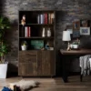 69.8" Tappan Bookcase With Cabinet Reclaimed Oak - HOMES: Inside + Out -Furniture Specialty Store GUEST 0e09f571 dbed 46e7 8ae5 ebfdd49ab40c