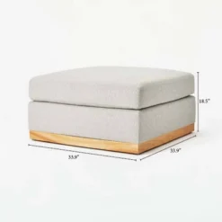 Woodland Hills Modular Sectional Ottoman Light Gray - Threshold™ Designed With Studio McGee -Furniture Specialty Store GUEST 0ed068aa 7686 4196 a244 18c08b84b454