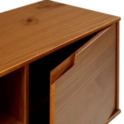 Solid Wood Mid-Century Modern TV Stand For TVs Up To 80" - Saracina Home -Furniture Specialty Store GUEST 1230d599 1ffc 49f5 88b2 9c14434896a7