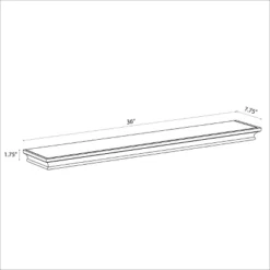 Traditional Wall Shelf White - Threshold™ -Furniture Specialty Store GUEST 1800e01f f3e4 4fad 9a88 96999268b9a0