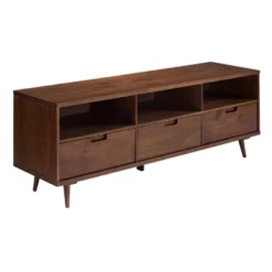 Cara 3 Drawer Mid-Century Modern 3 Drawer TV Stand For TVs Up To 80" - Saracina Home 29 Cara 3 Drawer Mid-Century Modern 3 Drawer TV Stand For TVs Up To 80" - Saracina Home -Furniture Specialty Store GUEST 1a0f755d 5887 444d b17e bc0a5160126c