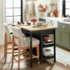 Wood Kitchen Island Table With Storage Black/Natural - Hearth & Hand™ With Magnolia -Furniture Specialty Store GUEST 1e1521c3 b731 4f48 8402 59d4d271afb3