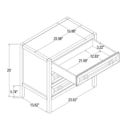 Springville 3 Drawer Nightstand White - Threshold™ Designed With Studio McGee -Furniture Specialty Store GUEST 1f01fd2b a8bf 4ec8 a99b d1d0f20bd4fd