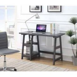 Designs2Go Trestle Desk With Shelves - Breighton Home -Furniture Specialty Store GUEST 204091a6 35d3 4bb3 97d7 19aa8bbaacad
