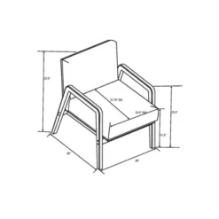 Upholstered Wood Framed Accent Arm Chair - Hearth & Hand™ With Magnolia -Furniture Specialty Store GUEST 20d7cc37 15c5 4d84 9cd3 409177928f58