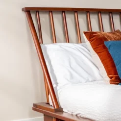 Boho Solid Wood Spindle Platform Bed - Saracina Home 21 Boho Solid Wood Spindle Platform Bed - Saracina Home -Furniture Specialty Store GUEST 25c48dee c55c 4d11 acb3 98c5359f0380