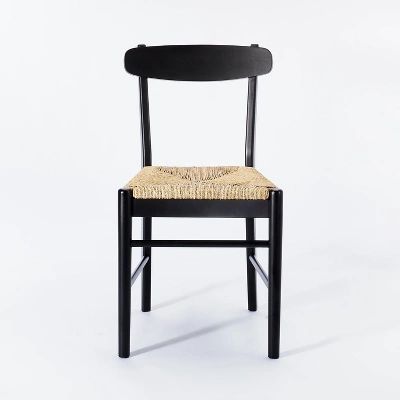 Logan Wood Dining Chair With Woven Seat - Threshold™ Designed With Studio McGee 4 Logan Wood Dining Chair With Woven Seat - Threshold™ Designed With Studio McGee - Image 2