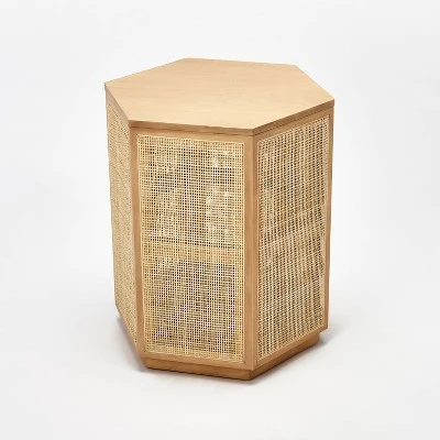 Lomita Rattan Accent Table Natural - Threshold™ Designed With Studio McGee 5 Lomita Rattan Accent Table Natural - Threshold™ Designed With Studio McGee - Image 3