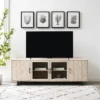 Vik Modern Boho 4 Door Herringbone TV Stand For TVs Up To 80" - Saracina Home -Furniture Specialty Store GUEST 27d433c2 bf1b 4463 8b7a ce8423888525