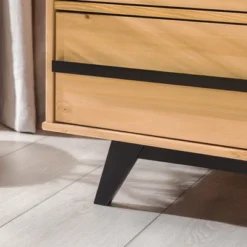 Modern 6 Drawer Double Dresser With Long Handles - Saracina Home -Furniture Specialty Store GUEST 294c1bae 3733 46aa a9e9 b17ad2794984