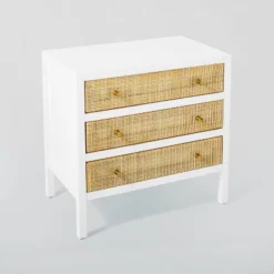 Springville 3 Drawer Nightstand White - Threshold™ Designed With Studio McGee -Furniture Specialty Store GUEST 2aec47cc d72c 4c7b bf64 e9ab76b448eb