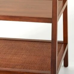 40" 4-Shelf Wood & Cane Transitional Ladder Bookshelf - Brown - Hearth & Hand™ With Magnolia -Furniture Specialty Store GUEST 3040d2a5 9efe 452f 8f76 ba8a65aaf668