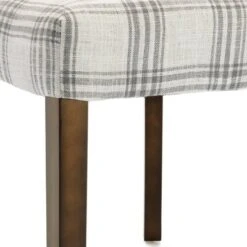 2pk Harman Contemporary Upholstered Plaid Dining Chairs Gray/Light Beige/Brown - Christopher Knight Home -Furniture Specialty Store GUEST 35141c91 87c1 4e53 bd90 569788f6235a