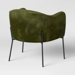 Gladden Rounded Back Anywhere Chair Dark Green - Threshold™ -Furniture Specialty Store GUEST 3626b6f8 9117 453d ba49 abf970c92318