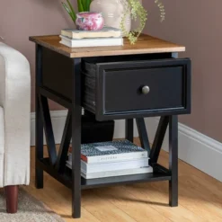 Set Of 2 Farmhouse Single Drawer V Frame Nightstands - Saracina Home 19 Set Of 2 Farmhouse Single Drawer V Frame Nightstands - Saracina Home -Furniture Specialty Store GUEST 37e94c5e 823d 4fff b6b8 c64e0f45834b