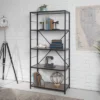 63" 4 Shelf Industrial Transitional Tall Bookshelf - Saracina Home -Furniture Specialty Store GUEST 42e64f0b 65ee 4392 87ff 7f720fd98ee0
