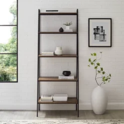 72" Open Storage Ladder Bookshelf - Saracina Home -Furniture Specialty Store GUEST 437777d7 14af 4d29 8fd2 c573cc79556c
