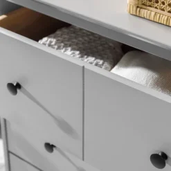 Stiva Classic Mid-Century Modern Horizontal 6 Drawer Dresser - Saracina Home -Furniture Specialty Store GUEST 46803b4c e968 4605 bdde 601ebd27d0e0