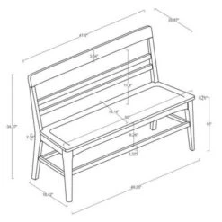 Wood Ladder Back Bench - Hearth & Hand™ With Magnolia -Furniture Specialty Store GUEST 46efa1ae da8d 491f b419 88f9c667e10a