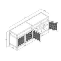 Springville Caned Door TV Stand - Threshold™ Designed With Studio McGee -Furniture Specialty Store GUEST 4767db1b 9dbf 4d97 9af5 725f225f4811