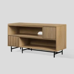 Modern Reeded Door Extendable TV Stand For TVs Up To 50" - Saracina Home 21 Modern Reeded Door Extendable TV Stand For TVs Up To 50" - Saracina Home -Furniture Specialty Store GUEST 477dbe29 17b9 4045 b470 35d21aade85d