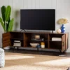 2 Door Mid-Century Modern Wood Storage TV Stand For TVs Up To 80" - Saracina Home 2 2 Door Mid-Century Modern Wood Storage TV Stand For TVs Up To 80" - Saracina Home -Furniture Specialty Store GUEST 483698e6 5ac0 4765 b2c6 06165d910486