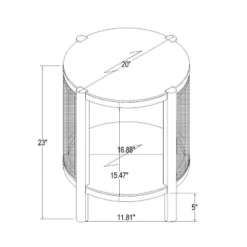 Portola Hills Woven Accent Table - Threshold™ Designed With Studio McGee -Furniture Specialty Store GUEST 4adf35f8 0ed1 4393 b30c c5682441d8d8