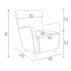 Kessler Wingback Faux Sherling Accent Chair Cream - Threshold™ Designed With Studio McGee 14 Kessler Wingback Faux Sherling Accent Chair Cream - Threshold™ Designed With Studio McGee -Furniture Specialty Store GUEST 4c51f9cd e87e 4874 8672 f098ed2266be