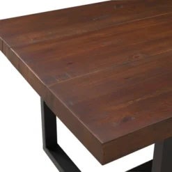 72" Modern Farmhouse Solid Wood Distressed Plank Top Dining Table - Saracina Home -Furniture Specialty Store GUEST 4c7771cf 0134 4e60 af5f adf6bf8766c0