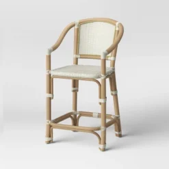 Parksley Rattan And Woven Counter Height Barstool White - Threshold™ 7 Parksley Rattan And Woven Counter Height Barstool White - Threshold™ -Furniture Specialty Store GUEST 4c9a09e6 8dc1 4015 8754 48fa597a2bf1