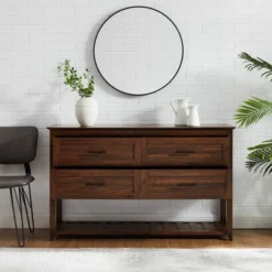 Transitional 4 Drawer Buffet - Saracina Home -Furniture Specialty Store GUEST 4ca230fb 6483 42d0 a662 9517c9a1b929