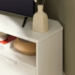 Cara Mid-Century Modern 3 Drawer Corner TV Stand For TVs Up To 58" - Saracina Home 37 Cara Mid-Century Modern 3 Drawer Corner TV Stand For TVs Up To 58" - Saracina Home -Furniture Specialty Store GUEST 4d460d9d e580 44a2 a814 3c51012cc883