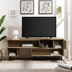 Modern Reeded Door Extendable TV Stand For TVs Up To 50" - Saracina Home 20 Modern Reeded Door Extendable TV Stand For TVs Up To 50" - Saracina Home -Furniture Specialty Store GUEST 4ec78b70 4c65 40cb ac6e 350b0e995cb0