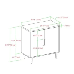 Modern Accent Cabinet With Color Pop Interior - Saracina Home -Furniture Specialty Store GUEST 5086d616 ad3e 40ba bca2 a4861a7e7a12