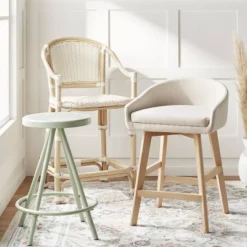 Parksley Rattan And Woven Counter Height Barstool White - Threshold™ 9 Parksley Rattan And Woven Counter Height Barstool White - Threshold™ -Furniture Specialty Store GUEST 51f30ece 4c8b 4fcf 8461 e948b9e3ffda