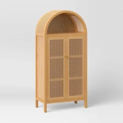 Woven Arched Wood Cabinet - Threshold™ -Furniture Specialty Store GUEST 55ee5cc0 3aff 4967 be03 2e31c724f280