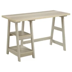 Designs2Go Trestle Desk With Shelves - Breighton Home -Furniture Specialty Store GUEST 56518931 3089 42a6 88ab f60331c97f7f