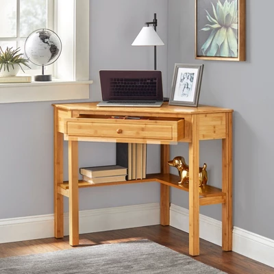 Bamboo Corner Desk Wood - Buylateral 4 Bamboo Corner Desk Wood - Buylateral - Image 2