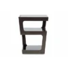 Clara Modern End Table With 3 Tieglass Shelves Black - Baxton Studio -Furniture Specialty Store GUEST 5ccd8d76 00fb 440c 80e4 bb61e05d85d1