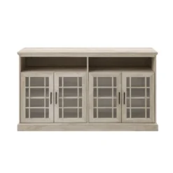 Transitional 4 Door Windowpane TV Stand For TVs Up To 65" - Saracina Home 25 Transitional 4 Door Windowpane TV Stand For TVs Up To 65" - Saracina Home -Furniture Specialty Store GUEST 5d64fa4a 7170 414b abad cc72d8ce7fd1