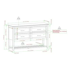 Transitional 4 Drawer Buffet - Saracina Home -Furniture Specialty Store GUEST 5ee0d477 5aaf 4e25 a822 e4dc8232835b