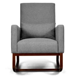 Tangkula 2-in-1 Upholstered Rocking Chair With Wood Leg & Pillow Relax Sofa Chair Light Grey/Beige/Dark Gray 24 Tangkula 2-in-1 Upholstered Rocking Chair With Wood Leg & Pillow Relax Sofa Chair Light Grey/Beige/Dark Gray -Furniture Specialty Store GUEST 5f5218cd e5cc 4a7a 8198 e10601212c46