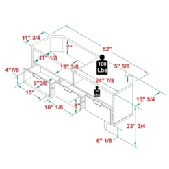 Cara Mid-Century Modern 3 Drawer Corner TV Stand For TVs Up To 58" - Saracina Home 30 Cara Mid-Century Modern 3 Drawer Corner TV Stand For TVs Up To 58" - Saracina Home -Furniture Specialty Store GUEST 63003f1f 44d7 4165 9d1a 122bd84a0d5d