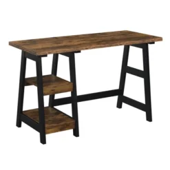 Designs2Go Trestle Desk With Shelves - Breighton Home -Furniture Specialty Store GUEST 63e3a54d 0d29 4709 87d7 2c9754419ab8