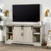 Modern Transitional Sliding Barndoor TV Stand For TVs Up To 65"- Saracina Home -Furniture Specialty Store GUEST 66a6a422 9954 470f a633 9d08db5ee13b