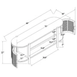 Portola Hills Caned Door TV Stand For TVs Up To 60" - Threshold™ Designed With Studio McGee 23 Portola Hills Caned Door TV Stand For TVs Up To 60" - Threshold™ Designed With Studio McGee -Furniture Specialty Store GUEST 6a70e9c2 1448 487f a332 1f397d50b5ae