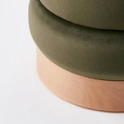 Clarkdale Channel Tufted Ottoman With Wood Base - Threshold™ Designed With Studio McGee -Furniture Specialty Store GUEST 6b0f47ba dc03 48cc 8a01 bbb99d46752f